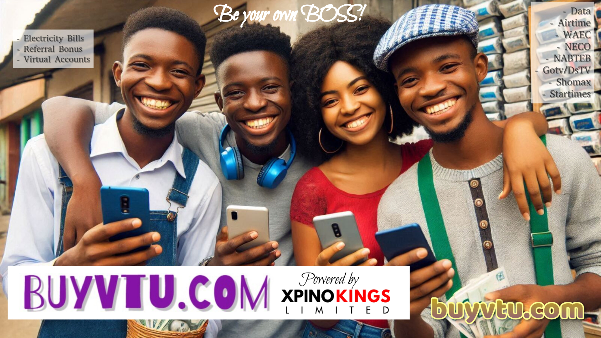 HOW TO MAKE NICE INCOME AS A VTU SHOP OWNER ON BUYVTU.COM, airtime2cash, xpinokings limited, nigeria, mtn, airtel, glo, 9mobile, best airtime to cash conversion, safest airtime conversion, precious Ikpoza, DSTV, gotv, Startimes, electricity bills, kingsvtu, return on investment